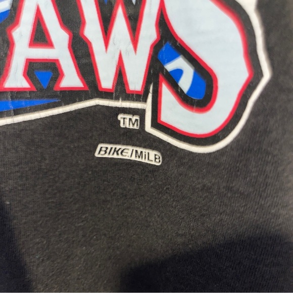 Lakewood Blue Claws Vintage Y2K Jerzees Black Shirt XXXL MiLB New Jersey Shore - Picture 3 of 5